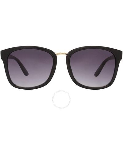 Guess Factory Smoke Gradient Square Sunglasses Gf0327 01b 57 - Blue