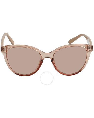 Ferragamo Cat Eye Sunglasses Sf1073s 278 - Pink