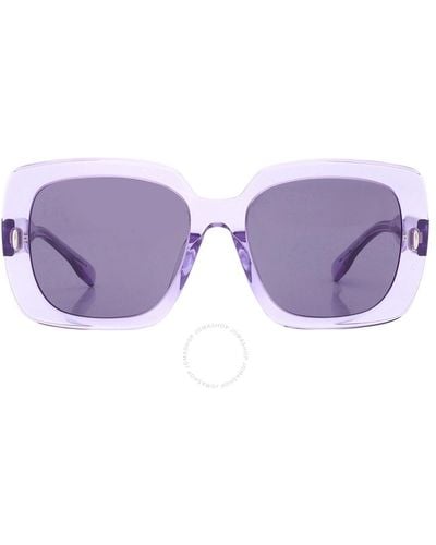 Tory Burch Violet Square Sunglasses Ty7193u 18851a 56 - Purple