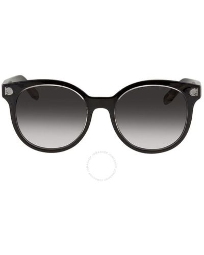 Ferragamo Gradient Round Sunglasses Sf833s00153 - Black