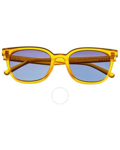 Bertha Yellow Round Sunglasses Brsbr051c6