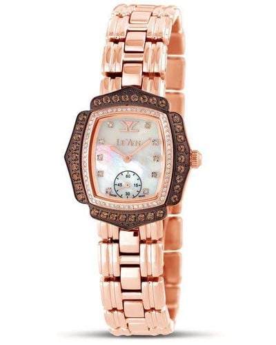 Le Vian Time Quartz Diamond Watch - White