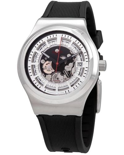 Swatch Sistem Through Again Automatic Gray Dial Watch - Metallic