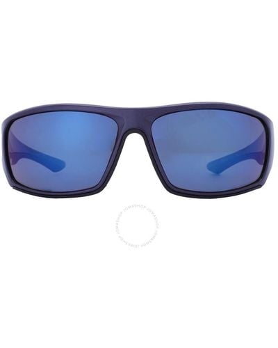 Harley Davidson Mirror Square Sunglasses Hd0670s 92x 64 - Blue