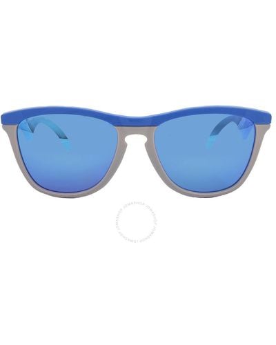Oakley Frogskins Hybrid Prizm Sapphire Square Sunglasses Oo9289 928903 55 - Blue