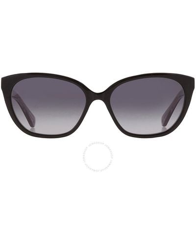 Kate Spade Grey Gradient Cat Eye Sunglasses Philippa/g/s 0807/9o 54 - Brown