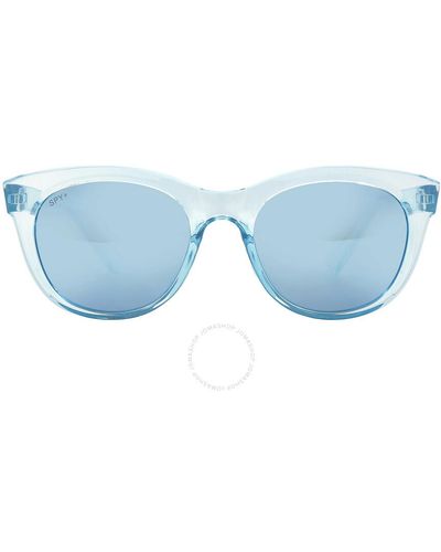 Spy Boundless Gray Light Blue Spectra Mirror Cat Eye Sunglasses 1800000000062