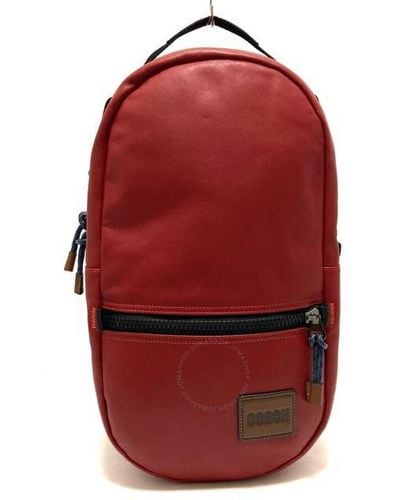 COACH Pacer Backpack - Red