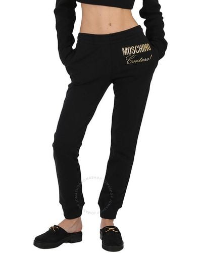Moschino Fantasy Print Couture Logo joggers - Black