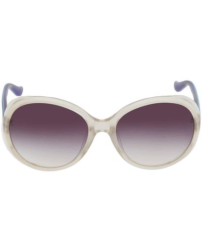 Moschino Mchino Grey Butterfly Sunglasses - Purple