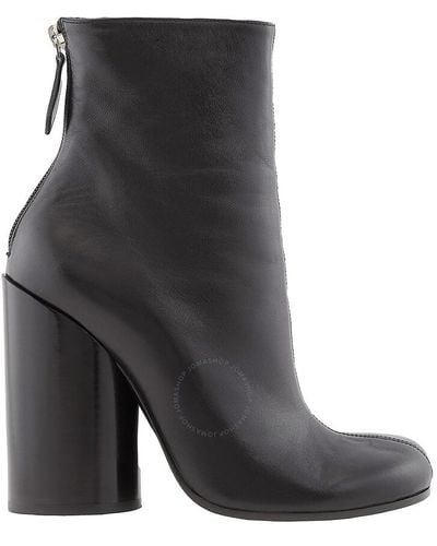 Burberry Anita Block-heel Ankle Boots - Gray