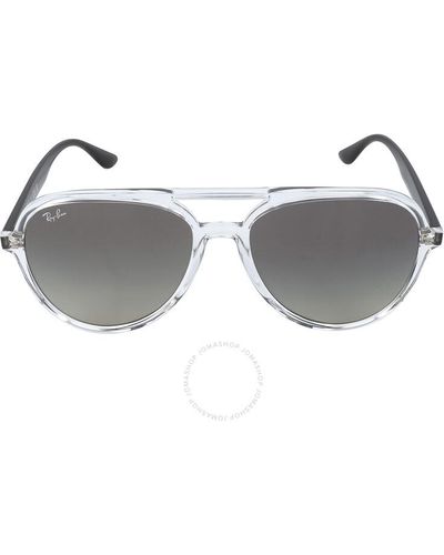 Ray-Ban Gray Gradient Aviator Sunglasses