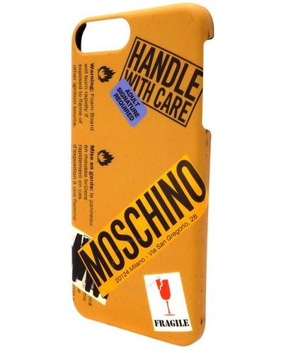 Moschino Warning Iphone Case Iphone 7 - Metallic