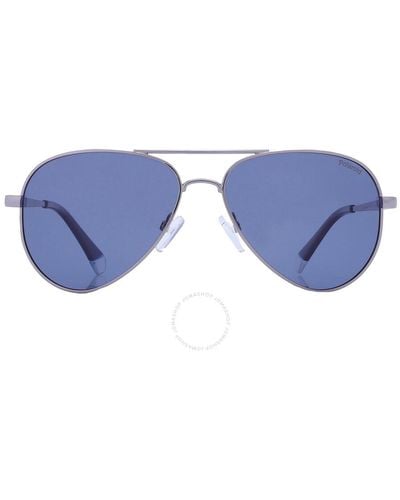 Polaroid Core Pilot Sunglasses Pld 6012/n/new 0v84/c3 56 - Blue