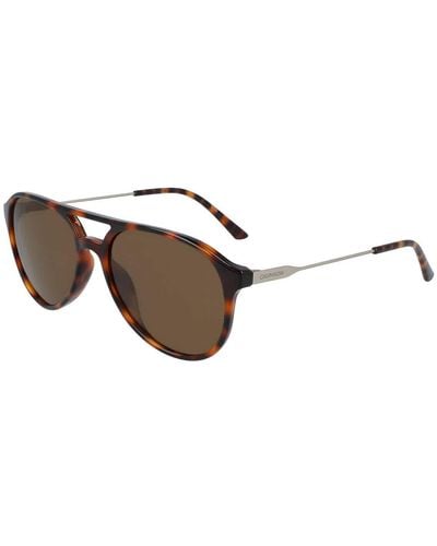 Calvin Klein Pilot Sunglasses Ck20702s 240 58 - Black