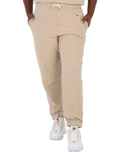 Champion Reverse Weave Long Joggers, Size - Natural