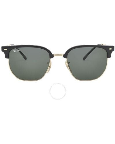Ray-Ban New Clubmaster Green Sunglasses Rb4416 601/31 53 - Grey