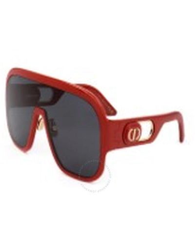 Dior Dark Gray Shield Sunglasses Bobbysport Cd40054u 68a 00 - Red