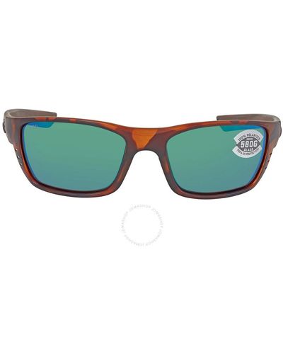 Costa Del Mar Cta Del Mar Whitetip Green Mirror Polarized Glass Sunglasses - Blue