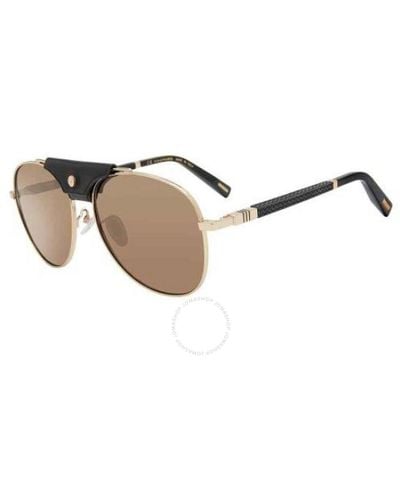 Chopard Brown Pilot Sunglasses Schf22 300z 59 - Natural