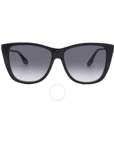 Victoria Beckham Grey Gradient Cat Eye Sunglasses Vb639s 001 57