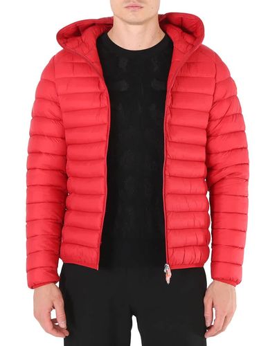 Save The Duck Donald Padded Puffer Jacket - Red