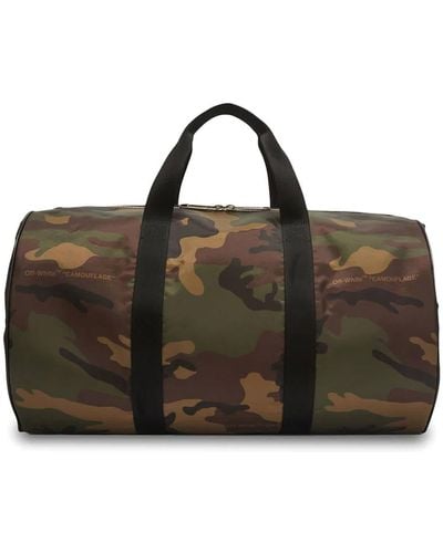 Off-White c/o Virgil Abloh Arrows Camouflage-print Duffle Bag - Black