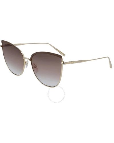 Longchamp Gray Gradient Butterfly Sunglasses Lo130s 718 60 - Brown