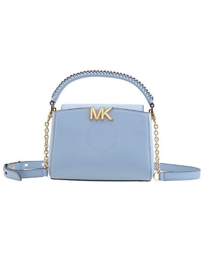 Michael Kors Karlie Small Leather Crossbody Bag - Blue