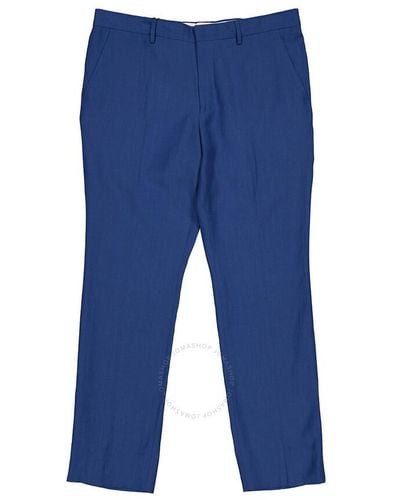 Burberry Tailored Chino Trousers - Blue