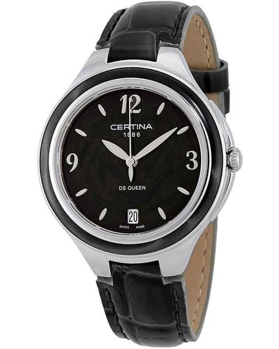 Certina Ds Queen Black Dial Watch 00 - Metallic