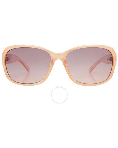 Guess Factory Grey Gradient Square Sunglasses Gf0395 57b 60 - Pink