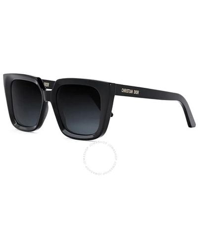 Dior Smoke Gradient Butterfly Sunglasses Midnight S1i Cd40092i 01b 53 - Black