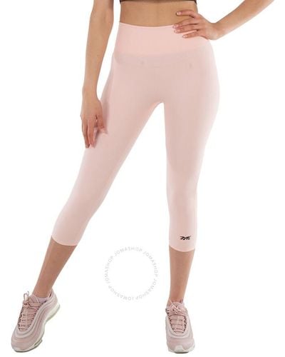 Reebok X Victoria Beckham Coralglow Logo 3/4 leggings - Pink