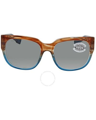 Costa Del Mar Waterwoman Polarized Glass Cat Eye Sunglasses Wtw 251 ogglp 55 - Brown