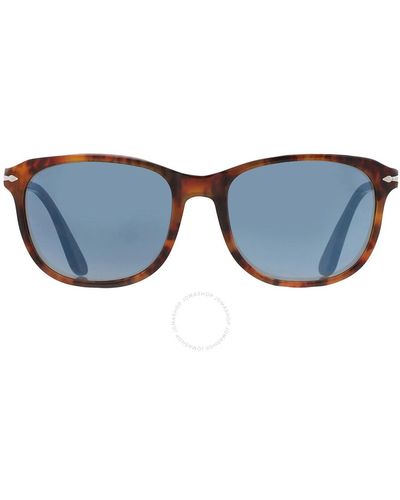 Persol Light Rectangular Sunglasses Po1935s 108/56 57 - Blue
