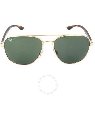 Ray-Ban Green Aviator Sunglasses