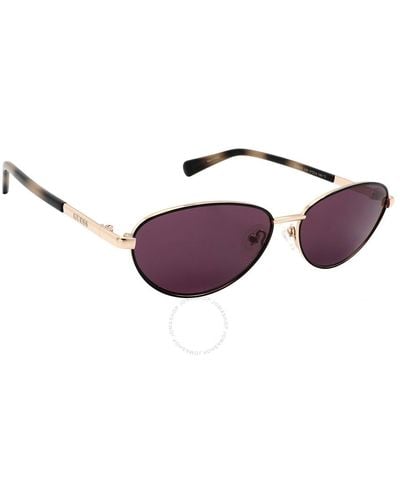 Guess Oval Sunglasses Gu8230 33e 57 - Purple