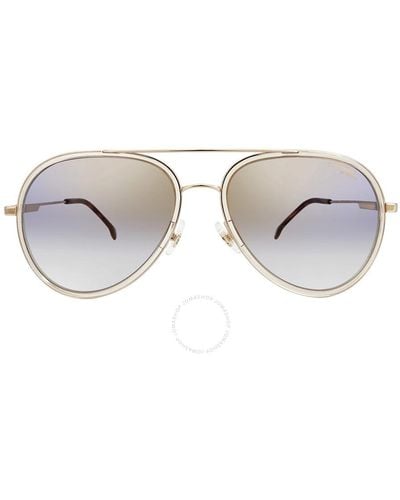 Carrera Silver Pilot Sunglasses 1044/s 0ham/1v 57 - Grey