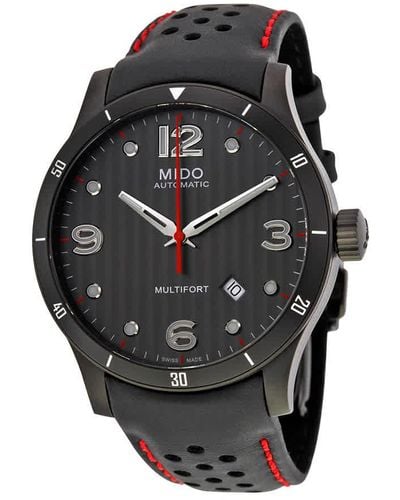 MIDO Multifort Automatic Anthracite Dial Watch M025.407.36.061.00 - Black