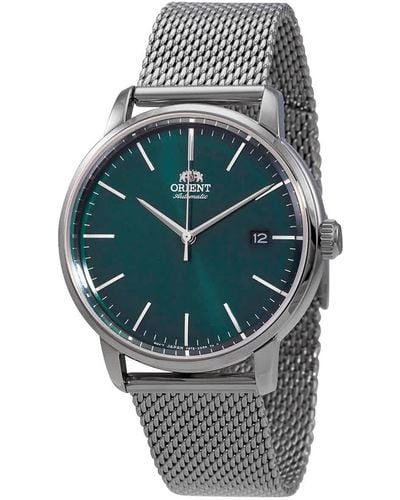 Orient Contemporary Automatic Green Dial Watch - Multicolor