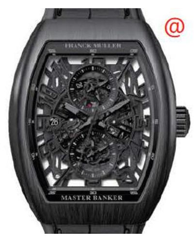 Franck Muller Master Banker Skeleton Chronograph Automatic Watch V45mbscdtsqtttnrbrnr(nrnrnr) - Black