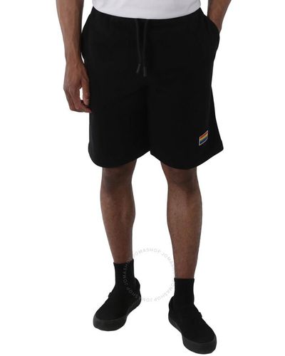 Burberry Pride Badge Drawstring Shorts - Black