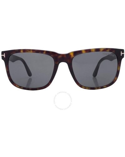 Tom Ford Stephenson Grey Square Sunglasses Ft0775 52a 56