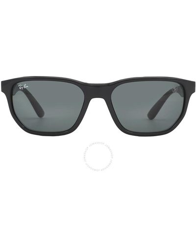 Ray-Ban Scuderia Ferrari Dark Irregular Sunglasses Rb4404m F68371 57 - Gray