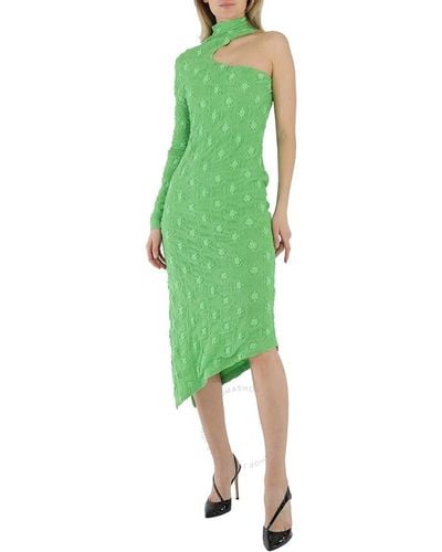 Rejina Pyo Kiki Lace Asymmetric Midi Dress - Green