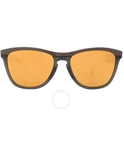 Oakley Frogskins Range Prizm 24k Polarized Square Sunglasses Oo9284 928408 55 - Brown