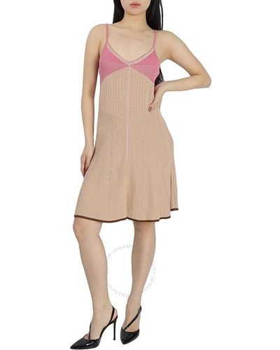 Marc Jacobs The Pointelle Knit Dress - Natural