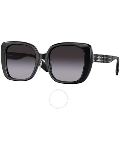 Burberry Grey Gradient Butterfly Sunglasses Be4371f 30018g 54 - Black