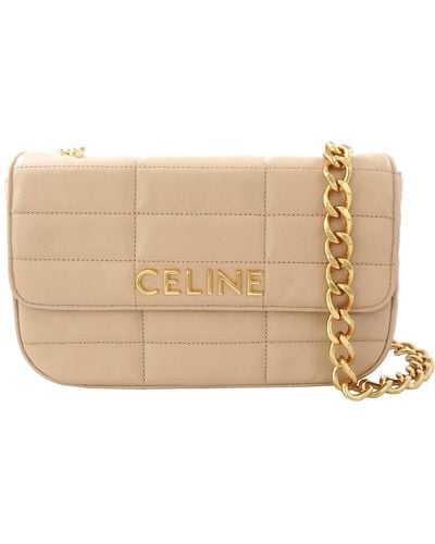 Celine Chain Shoulder Bag - Natural